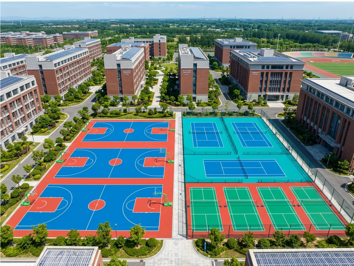 北海市硅PU球场塑胶颗粒 - 一站式服务